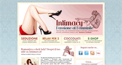 Desktop Screenshot of intimacy.it