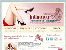 Tablet Screenshot of intimacy.it